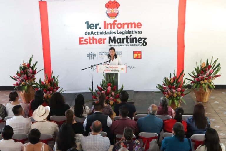 La Política Vale Cuando Se Traduce En Acompañamiento Y Resultados: Esther Martínez En Su Primer Informe Legislativo