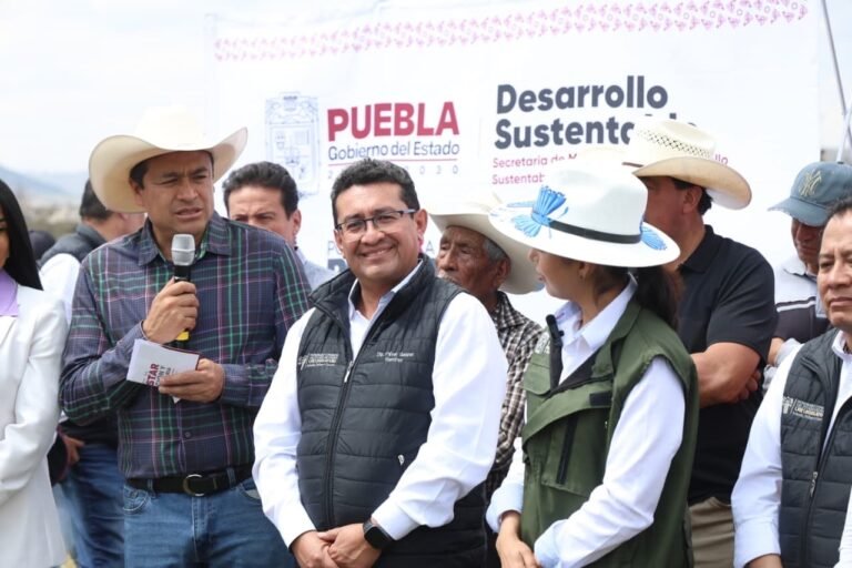 Pável Gaspar impulsa acciones ambientales en la Laguna de Chignahuapan