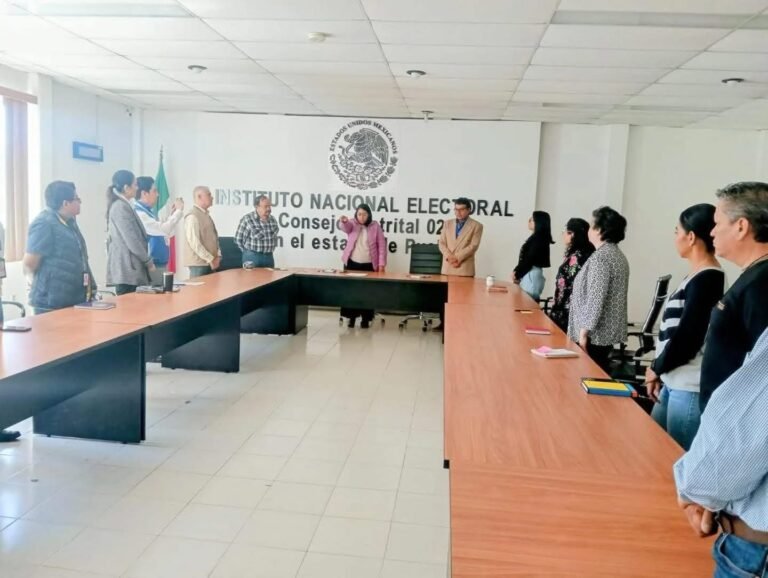 La 02 Junta Distrital del INE en Zacatlán impulsa la equidad de género en su nueva directiva
