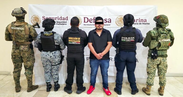 Autoridades federales y estatales capturan a presunto integrante del CJNG