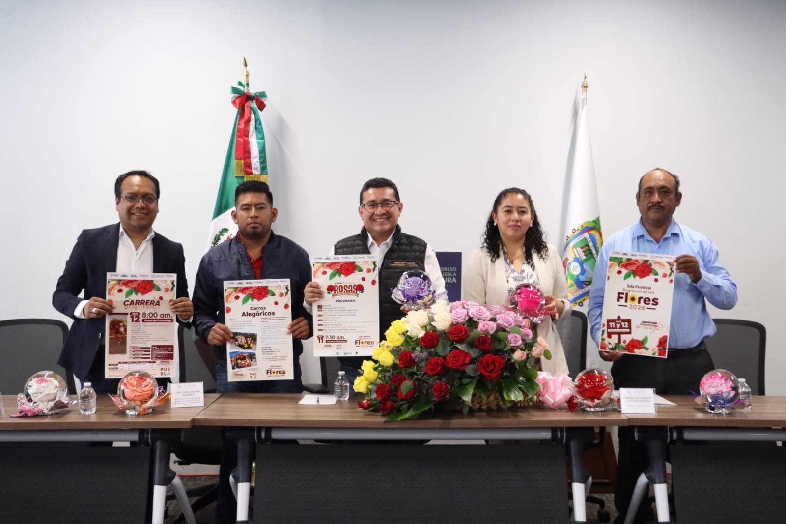 Presentan en el Congreso del Estado el 2do Festival Regional de las Flores 2026