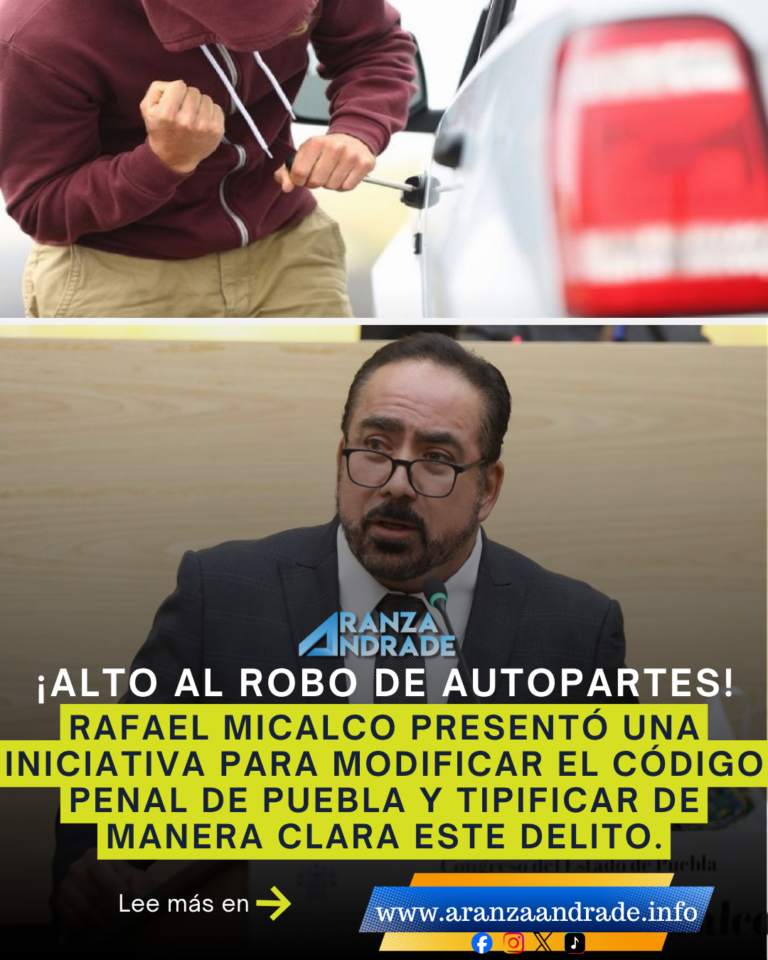 El diputado Rafael Micalco presentó una iniciativa para modificar el Código Penal de Puebla y tipificar de manera clara este delito.