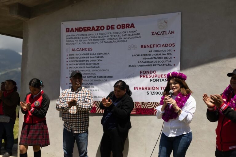 Bety Sánchez impulsa la educación media superior en Zoquitla: jóvenes accederán a su bachillerato