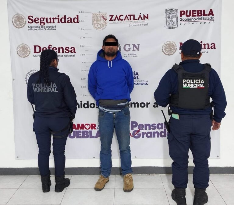 Aseguran en Zacatlán a persona por probable participación en delito de lesiones