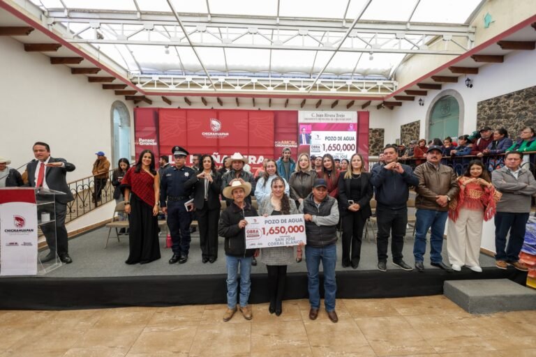 Juan Rivera Trejo destaca obras comunitarias y apoyo a la educación en Chignahuapan