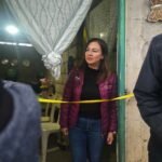 Oliva Lecona Santos supervisa avances del programa Techo Firme en Nopala, Huauchinango
