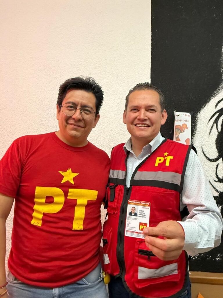 Eybar Márquez refrenda su compromiso con el PT tras recibir su credencial de afiliado
