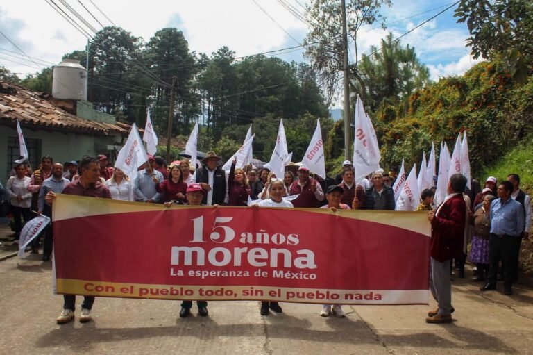 Zacatlán se suma a la conmemoración estatal por el 15 aniversario de Morena